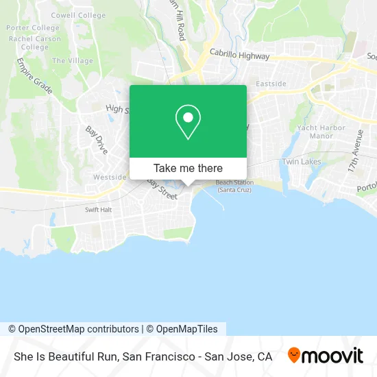 She Is Beautiful Run map