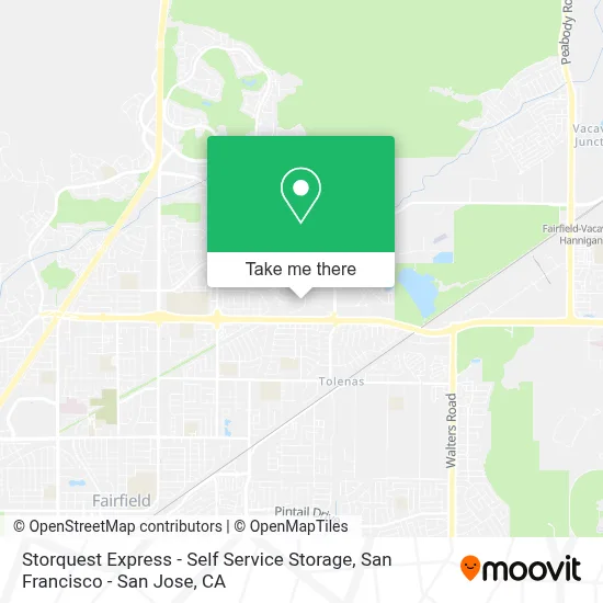 Storquest Express - Self Service Storage map