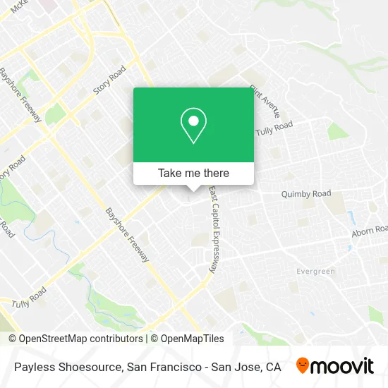 Payless Shoesource map