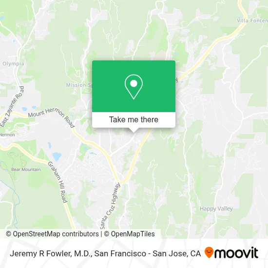 Jeremy R Fowler, M.D. map