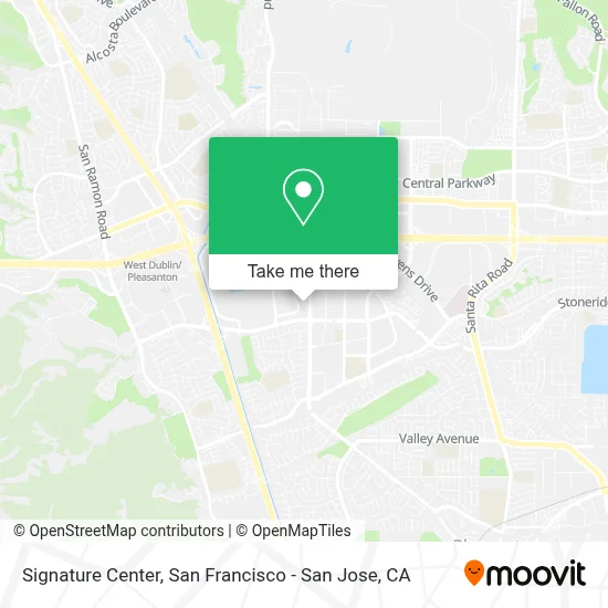 Signature Center map