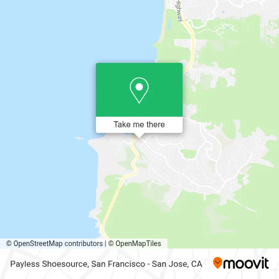 Payless Shoesource map
