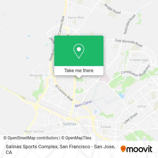 Salinas Sports Complex map