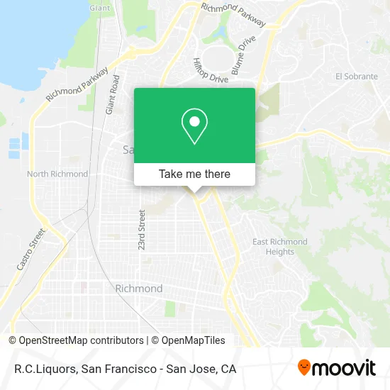 R.C.Liquors map