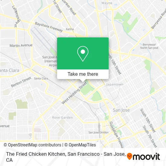 The Fried Chicken Kitchen map