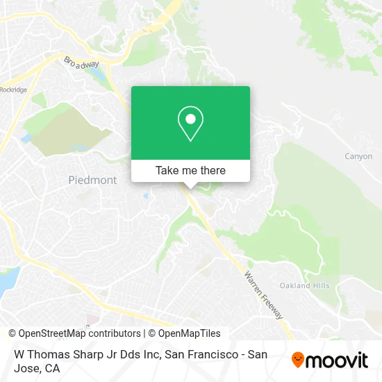 W Thomas Sharp Jr Dds Inc map
