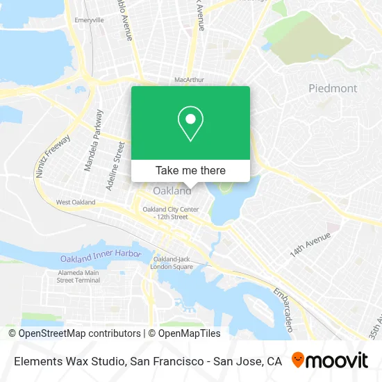 Elements Wax Studio map