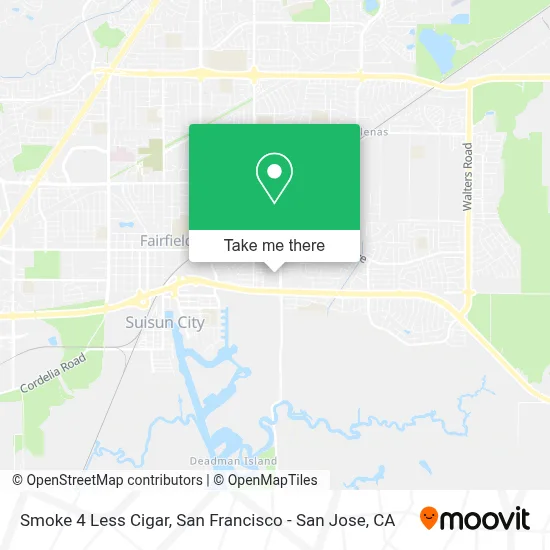 Smoke 4 Less Cigar map