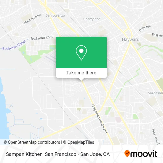 Sampan Kitchen map