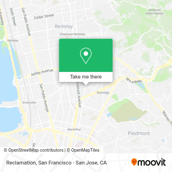 Reclamation map