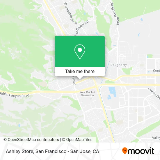Ashley Store map