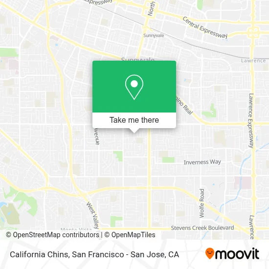 California Chins map