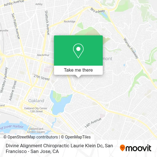 Divine Alignment Chiropractic Laurie Klein Dc map