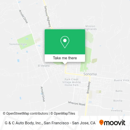 G & C Auto Body, Inc. map