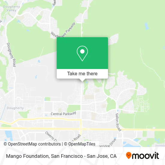 Mango Foundation map