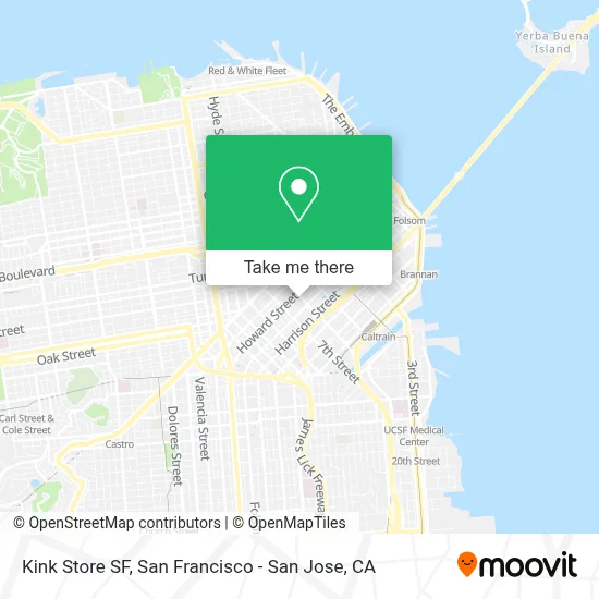 Kink Store SF map