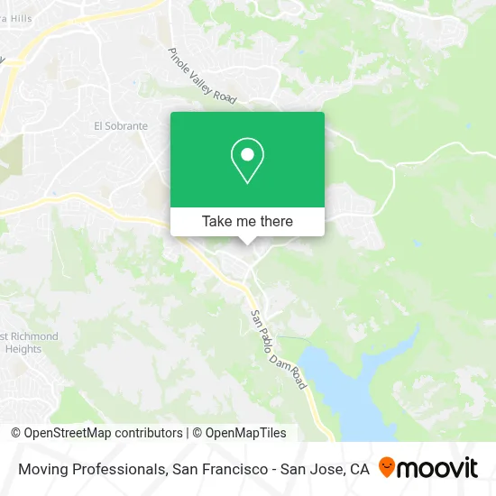 Moving Professionals map