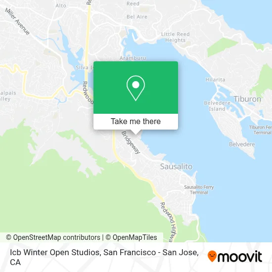 Icb Winter Open Studios map