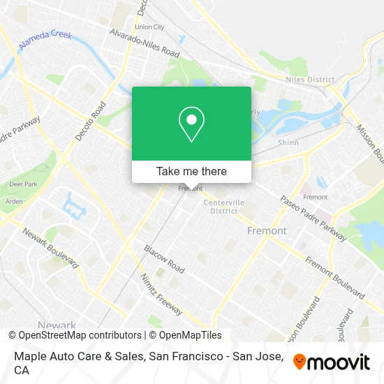 Maple Auto Care & Sales map