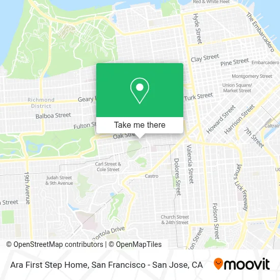Ara First Step Home map