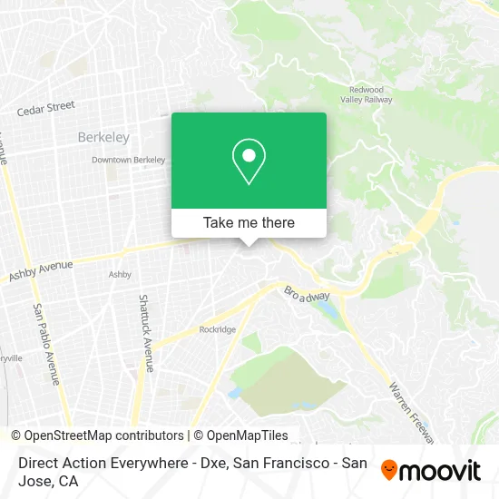 Direct Action Everywhere - Dxe map