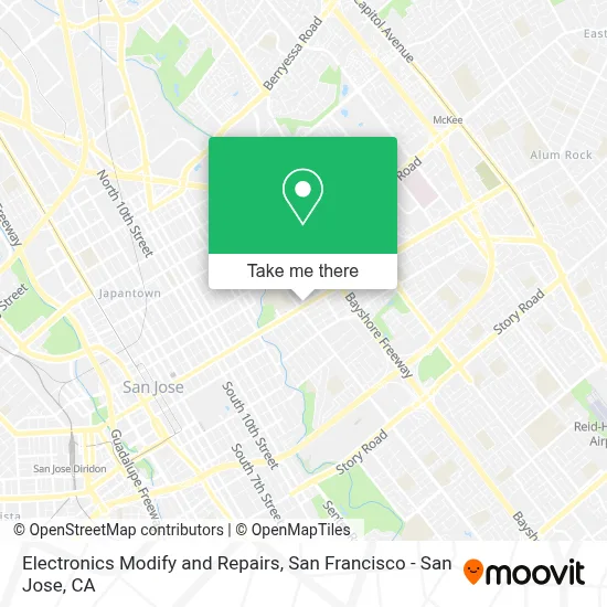 Electronics Modify and Repairs map