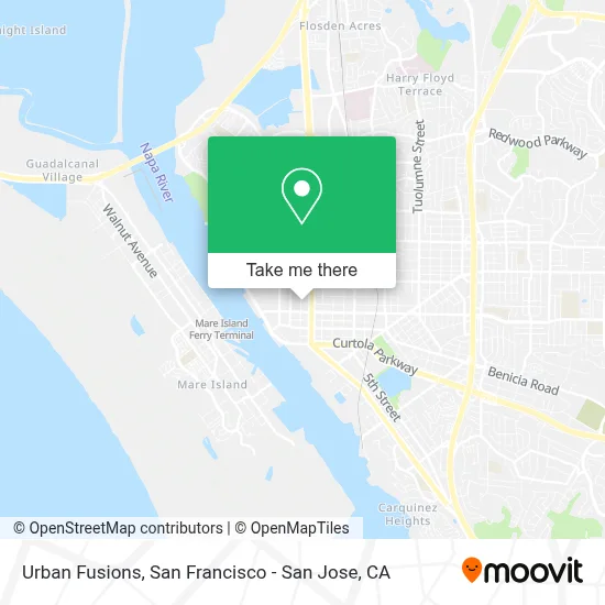 Urban Fusions map