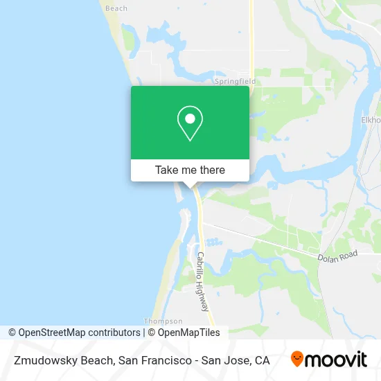 Zmudowsky Beach map