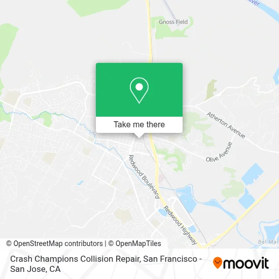 Crash Champions Collision Repair map