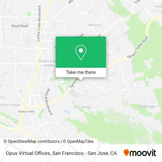 Opus Virtual Offices map
