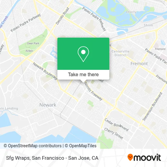 Sfg Wraps map