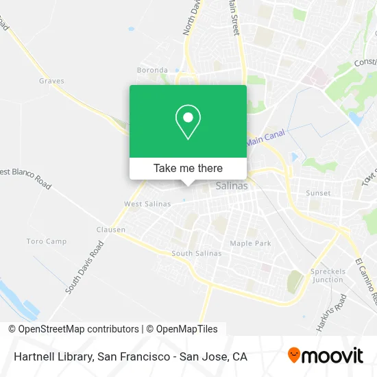 Hartnell Library map