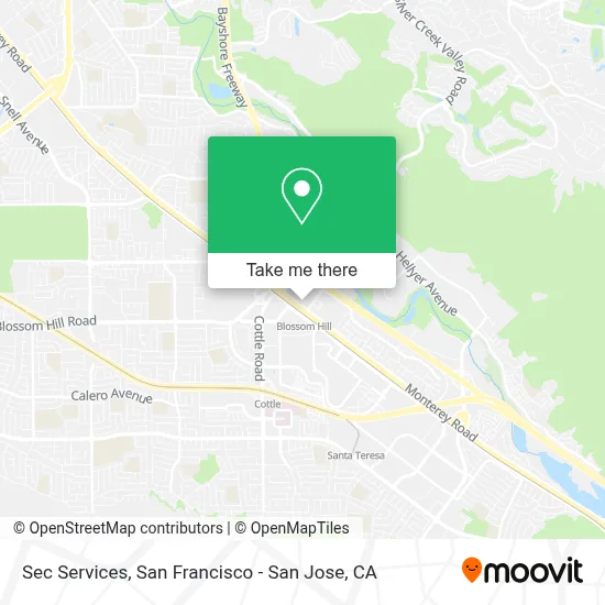 Sec Services map