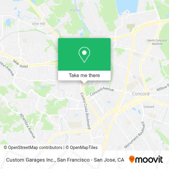 Custom Garages Inc. map
