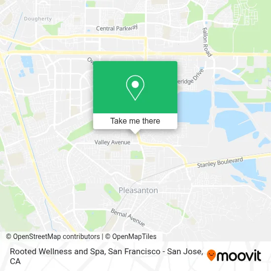 Rooted Wellness and Spa map