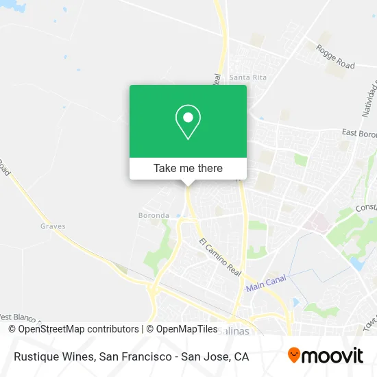 Rustique Wines map