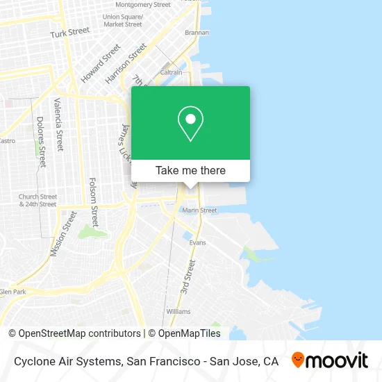 Cyclone Air Systems map