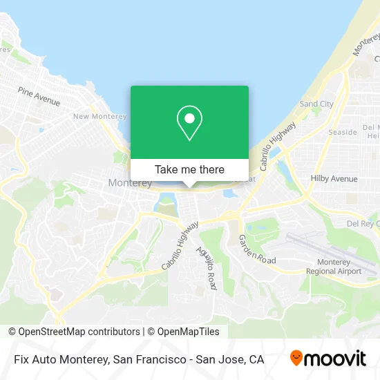 Fix Auto Monterey map