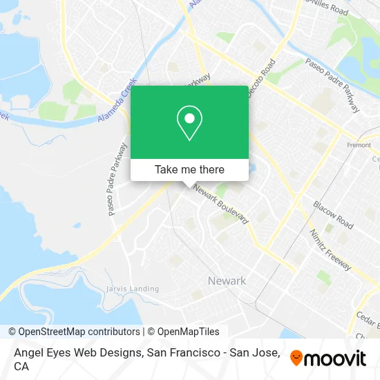Angel Eyes Web Designs map