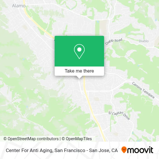 Center For Anti Aging map