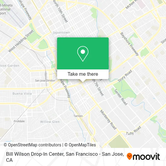 Bill Wilson Drop-In Center map