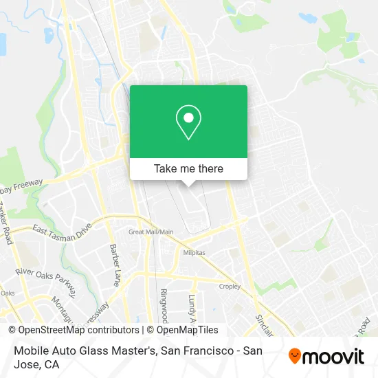 Mobile Auto Glass Master's map