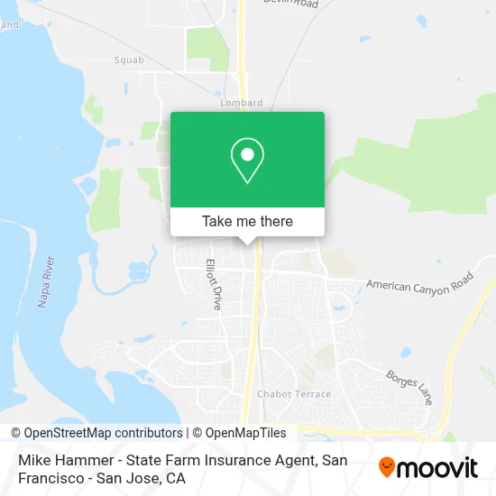 Mike Hammer - State Farm Insurance Agent map