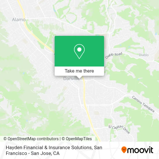Hayden Financial & Insurance Solutions map
