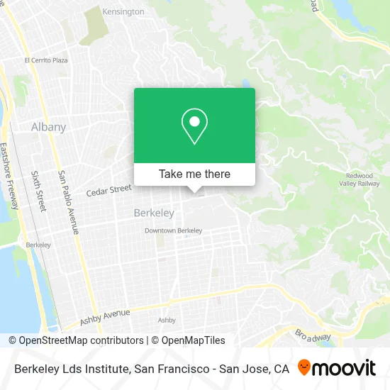 Berkeley Lds Institute map