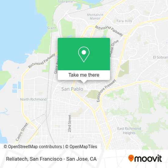 Reliatech map