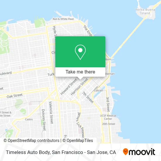 Timeless Auto Body map