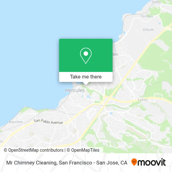 Mr Chimney Cleaning map