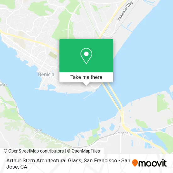 Arthur Stern Architectural Glass map