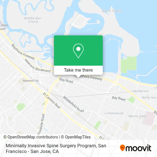 Minimally Invasive Spine Surgery Program map